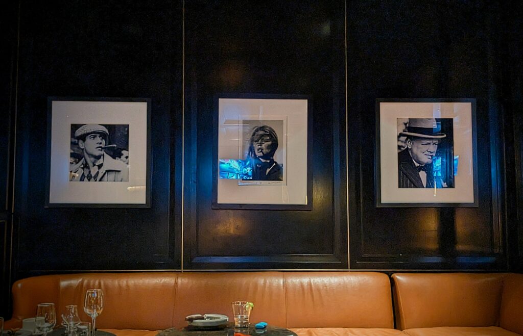 Smoke Show: Sipping Fine Spirits at Bar Bacchus Cigar Lounge Sofa at Bar Bacchus