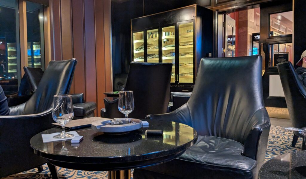 Smoke Show: Sipping Fine Spirits at Bar Bacchus Cigar Lounge Armchairs at Bacchus Cigar lounge Ottawa