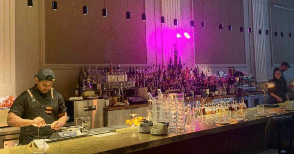 cocktail bar at Riviera Ottawa