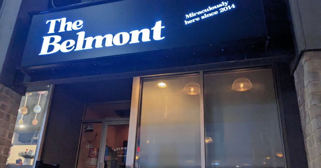 The Belmont: Neo-Classic Cocktails in Old Ottawa South The Belmont in Old Ottawa South