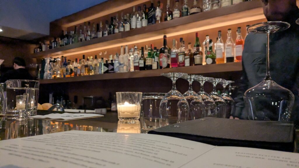 the cocktail bar at Gitanes Ottawa