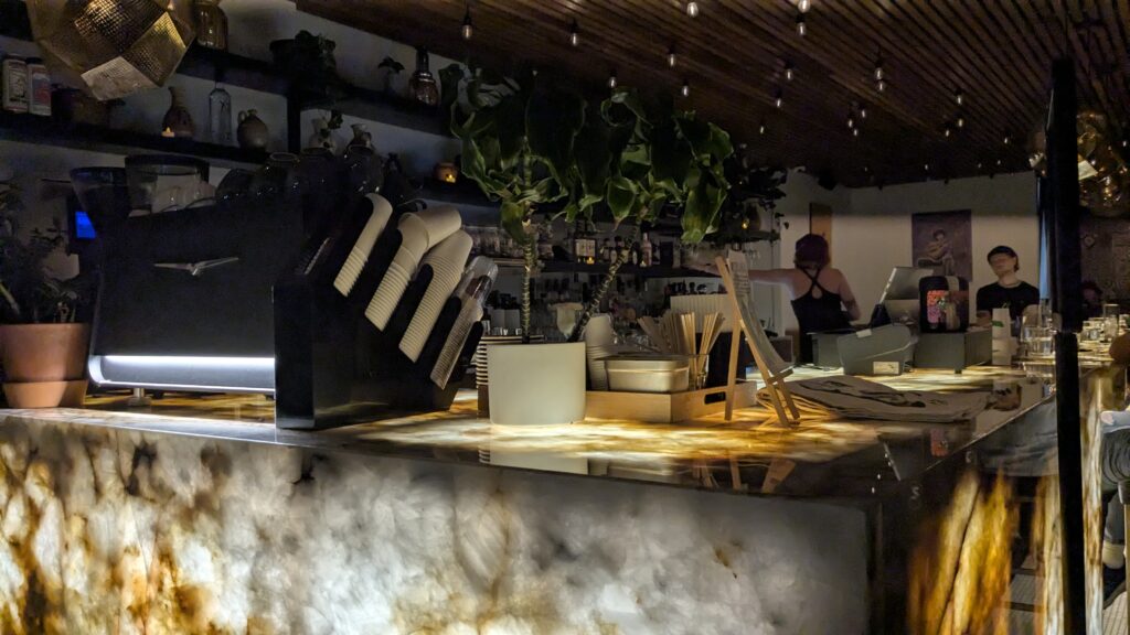 Ottawa Drip House cocktail bar at night