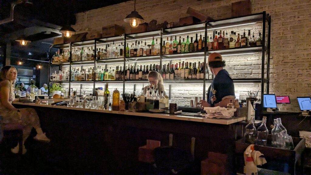 The Bar area at Lexington Ottawa