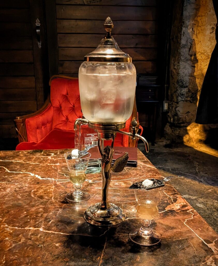Louching Ritual, absinthe fountain, jackalope ottawa speakeasy